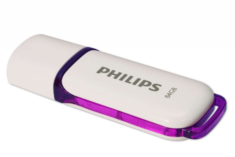 Philips USB 3.0 64GB Snow Edition pendrive, fehér/lila (PH668213)