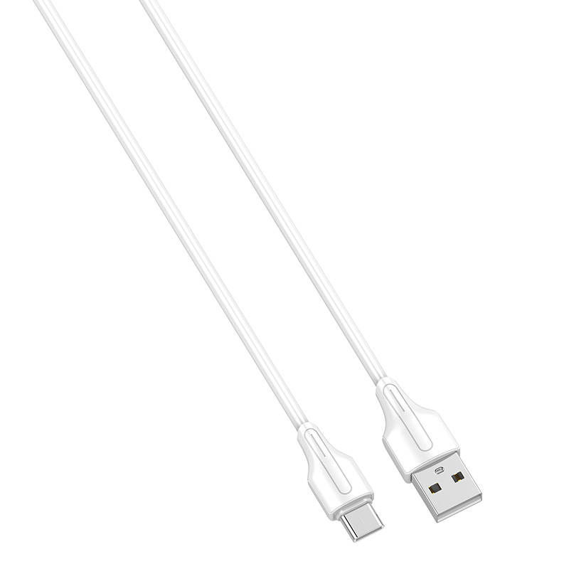 LDNIO LS541 USB-A – USB-C kábel 2.1A 1m fehér