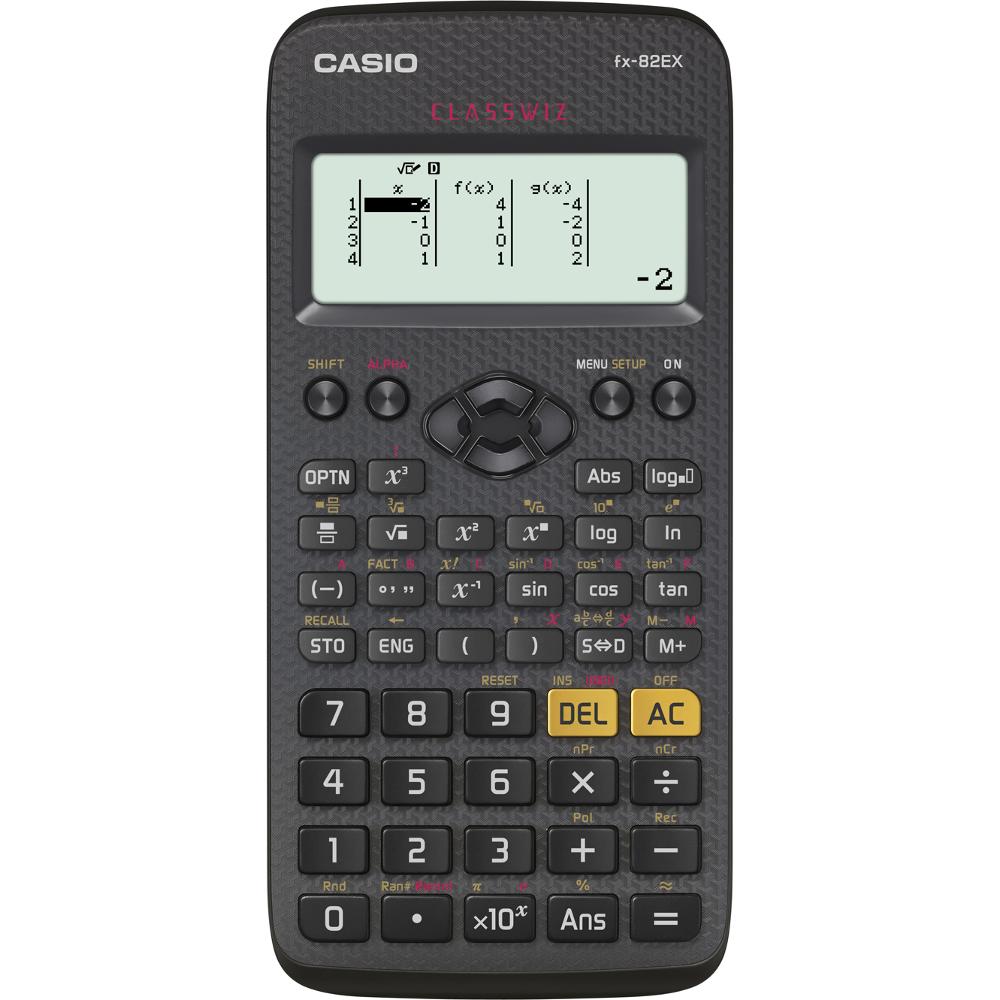 Casio Számológép tudományos 274 funkciós Casio FX-82EX  fekete