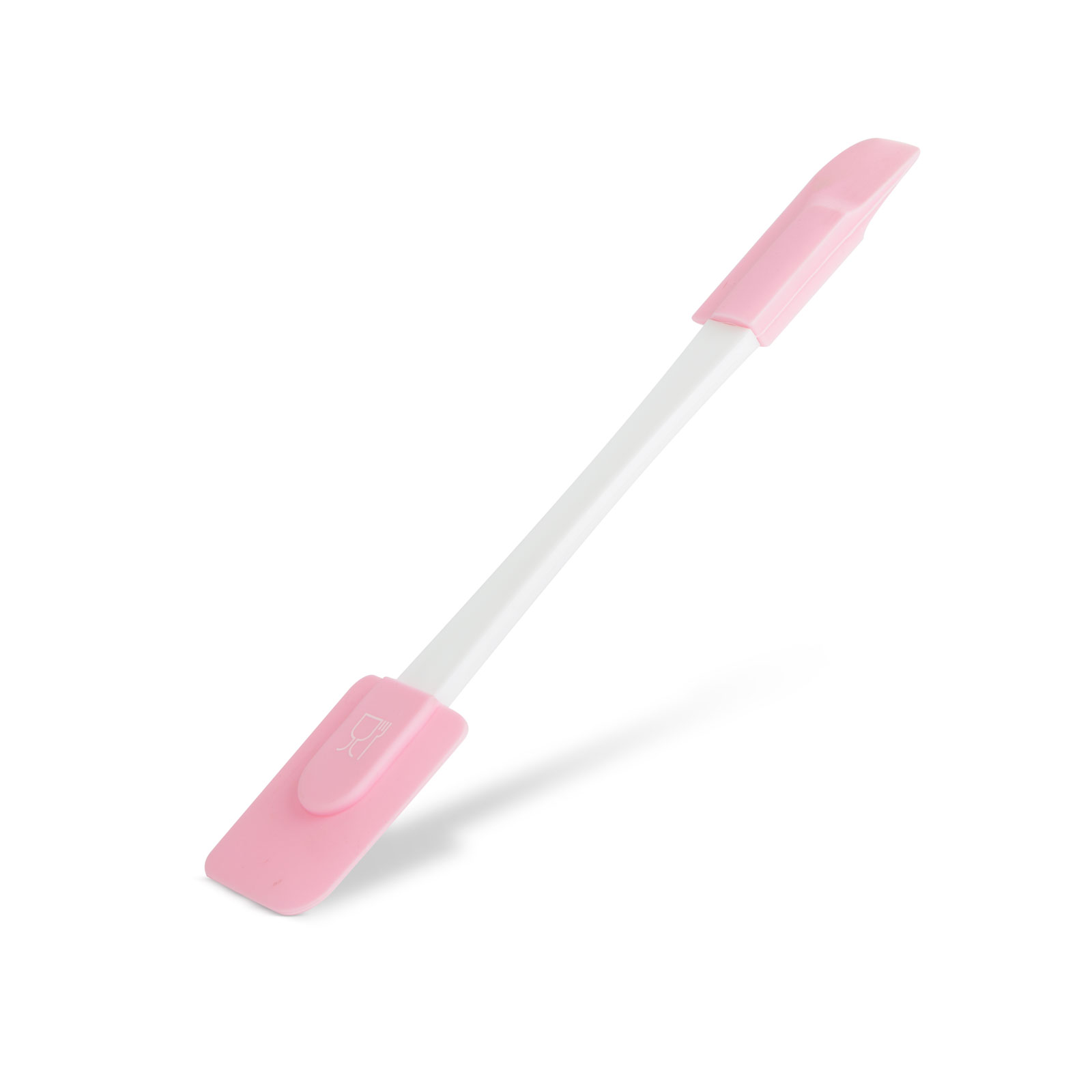 Family 57528B Szilikon spatula – rózsaszín, kétoldalú – 24,5 x 4,5 cm