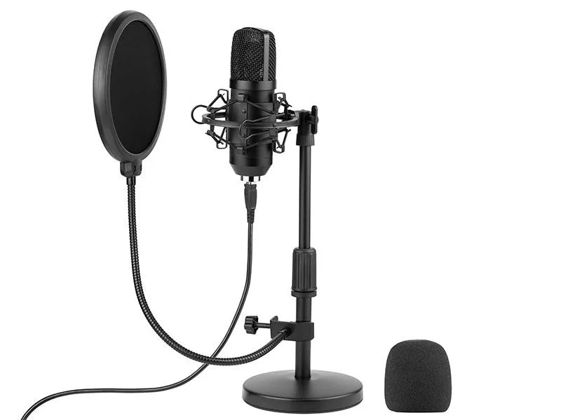 Tracer Premium Pro kondenzátor mikrofon szett pop szűrövel (1375739)