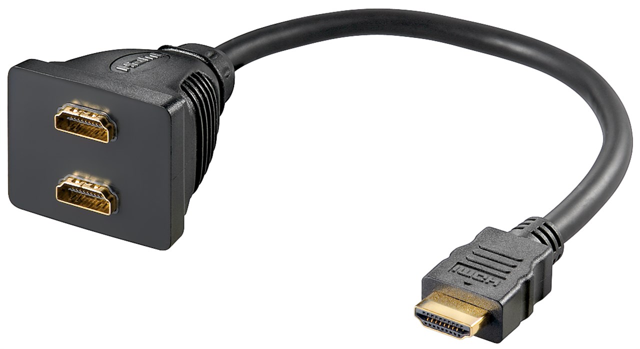 Goobay 68784 HDMI elosztó adapter 0,1m