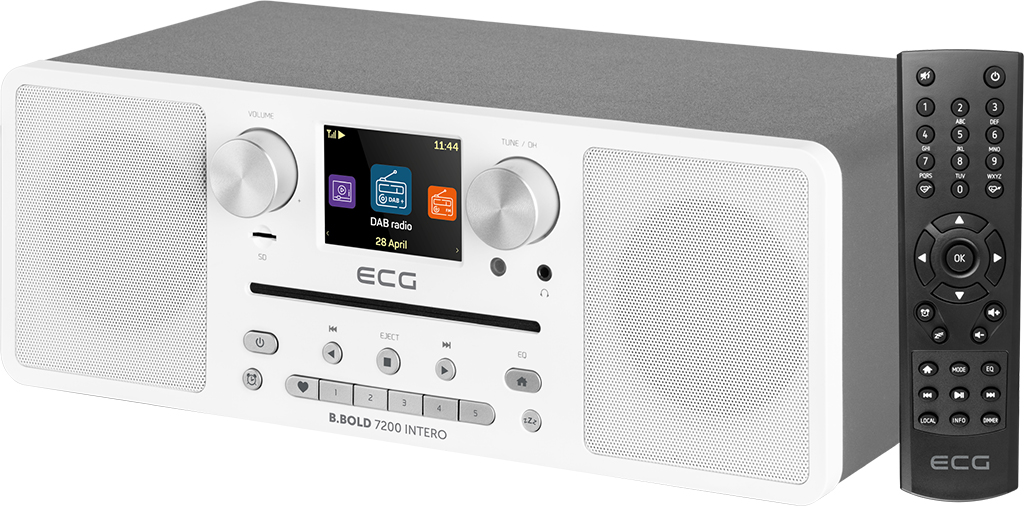 ECG B.BOLD 7200 Intero White Internetes / DAB + / FM rádió CD-vel