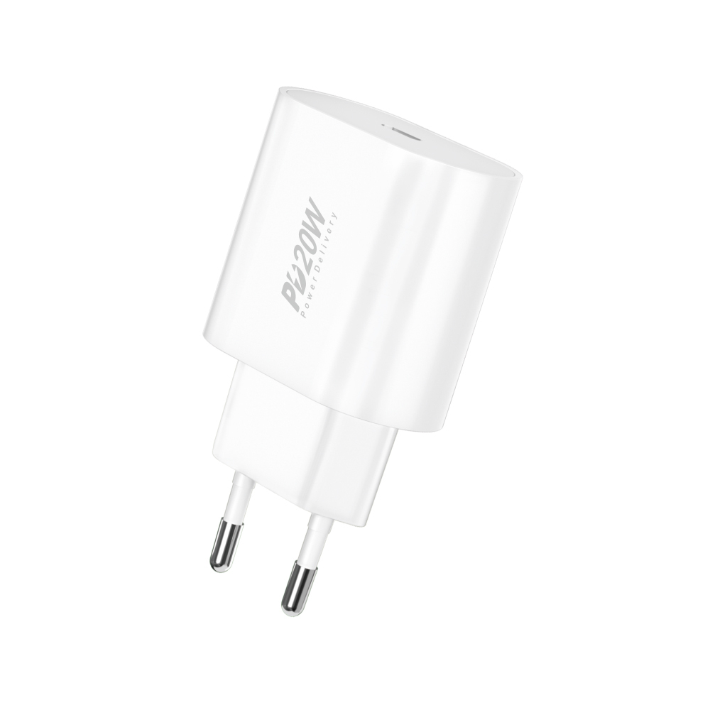 Foneng EU50 2x USB-C Hálózati töltő – Fehér (35W)